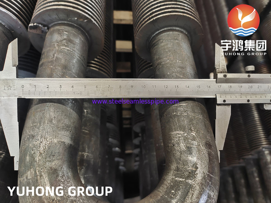炭素鋼 U Bend HFW フィンネッドチューブ ASTM A106 Gr.B 交換器用