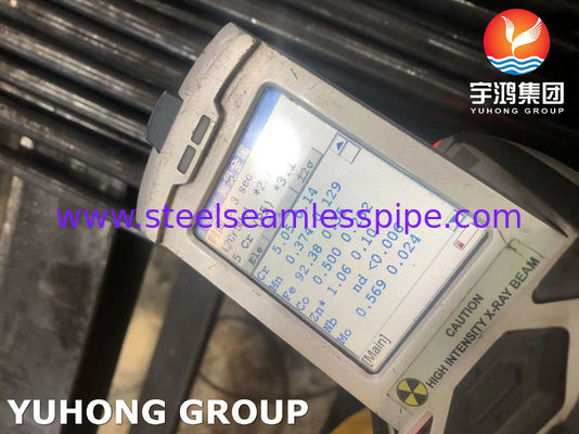 ASME SA213 T5 合金鋼シームレスチューブ 黒塗装 高温耐性 ボイラー熱交換器用