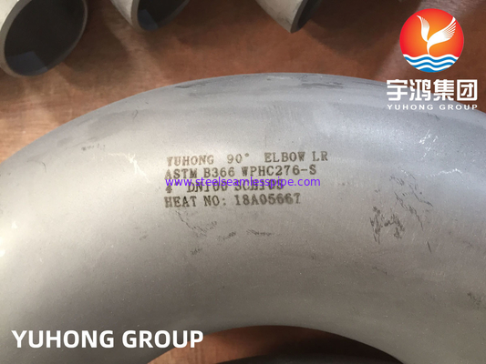 ASTM B366 UNS N10276 / ハステロイ C276 肘 ハステロイ 鋼 バットウェルド フィッティング