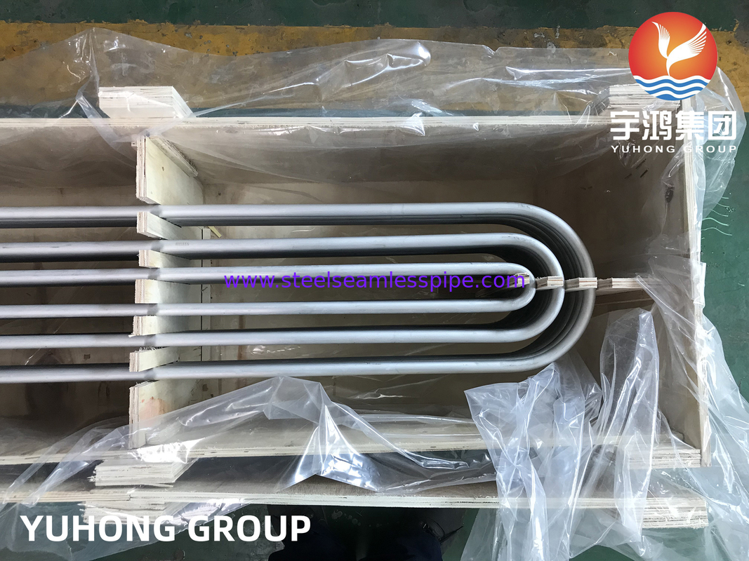ASME SA213 TP304/304L 熱交換器用ステンレス鋼のシームレスUベンドチューブ