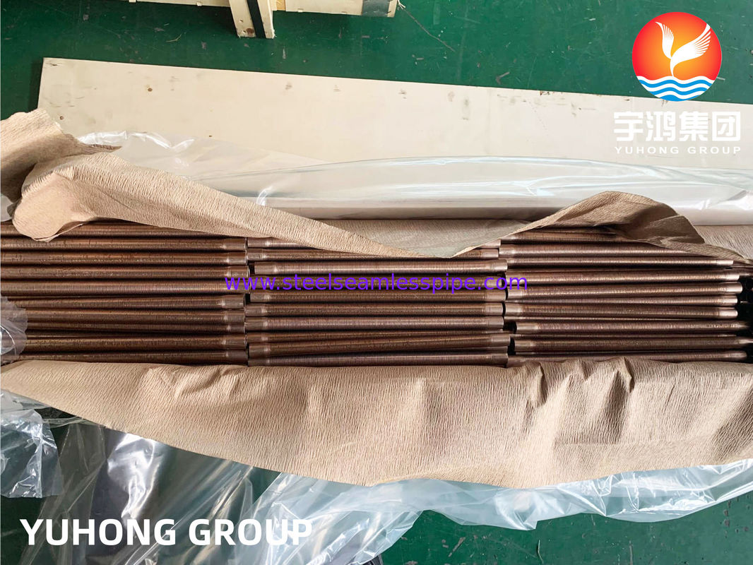 銅合金管 - 低フィンのタイプ,B111 C70600 O61 cu70/ni30 空気冷却用銅合金