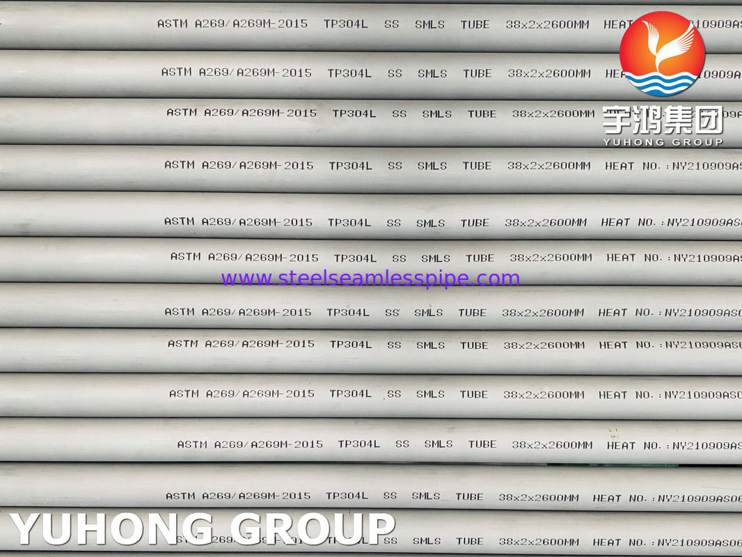 一般的な腐食耐性サービスに使用されるアスタニティックステンレス鋼管 ASTM A269 TP304L