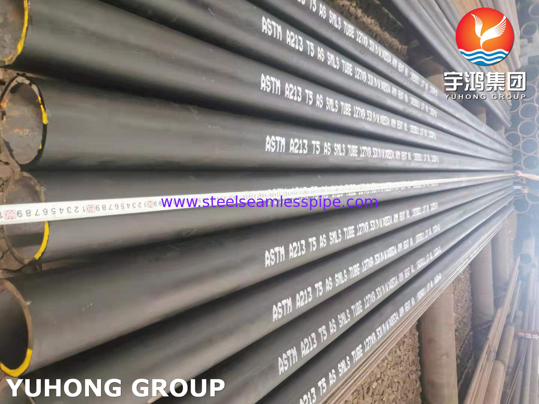 ASTM A213/ASME SA213 T5の合金鋼の継ぎ目が無い管1" 12 BWG 20FT、6M/PC、12M/PC