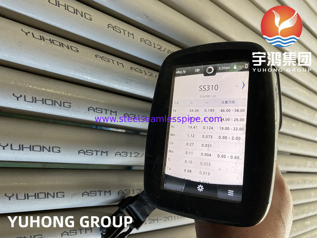 ASME SA2312 TP310S | ASTM A312 TP310S TP310H 310S 310MoLN ステンレス鋼管 オイルおよびガス産業用