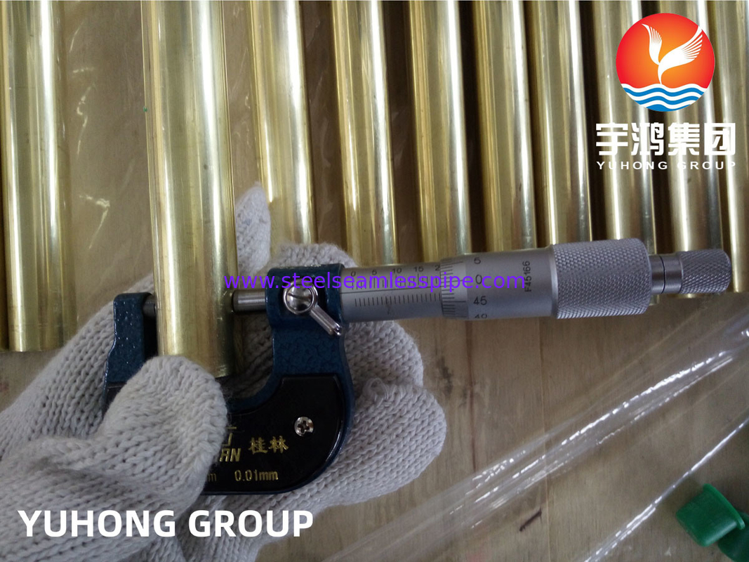 ASTM B111 / ASME SB111 C44300 コンデンサー冷却システムへの適用のための銅ニッケル管