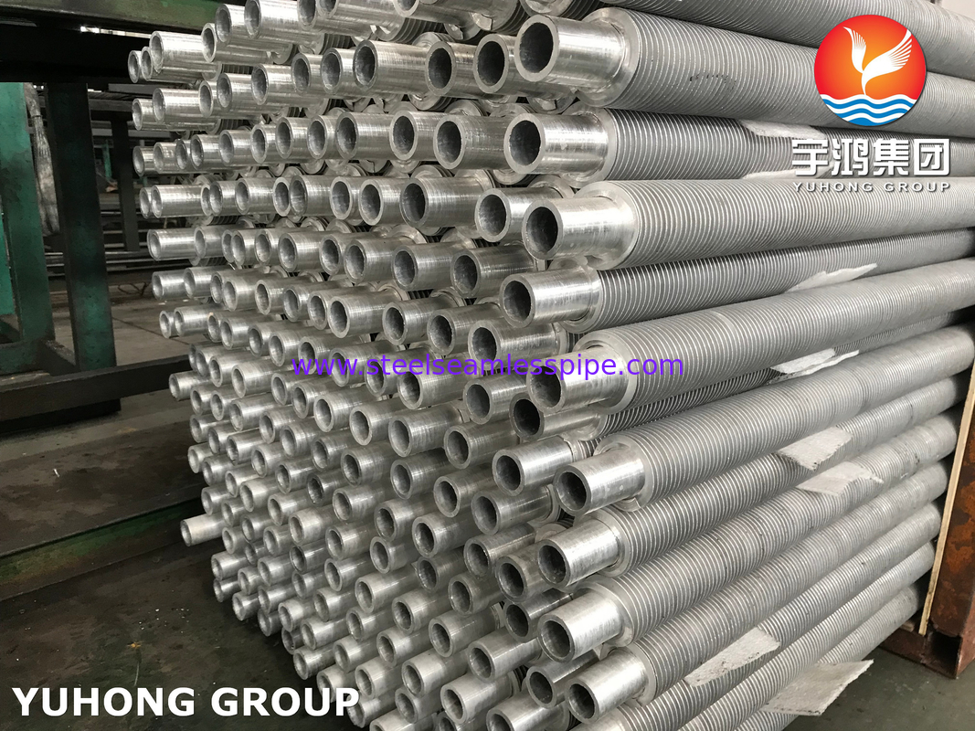 ASTM A312 ASME SA312 ステンレス鋼 熱交換器用 金属用 抽出式 フィンチューブ