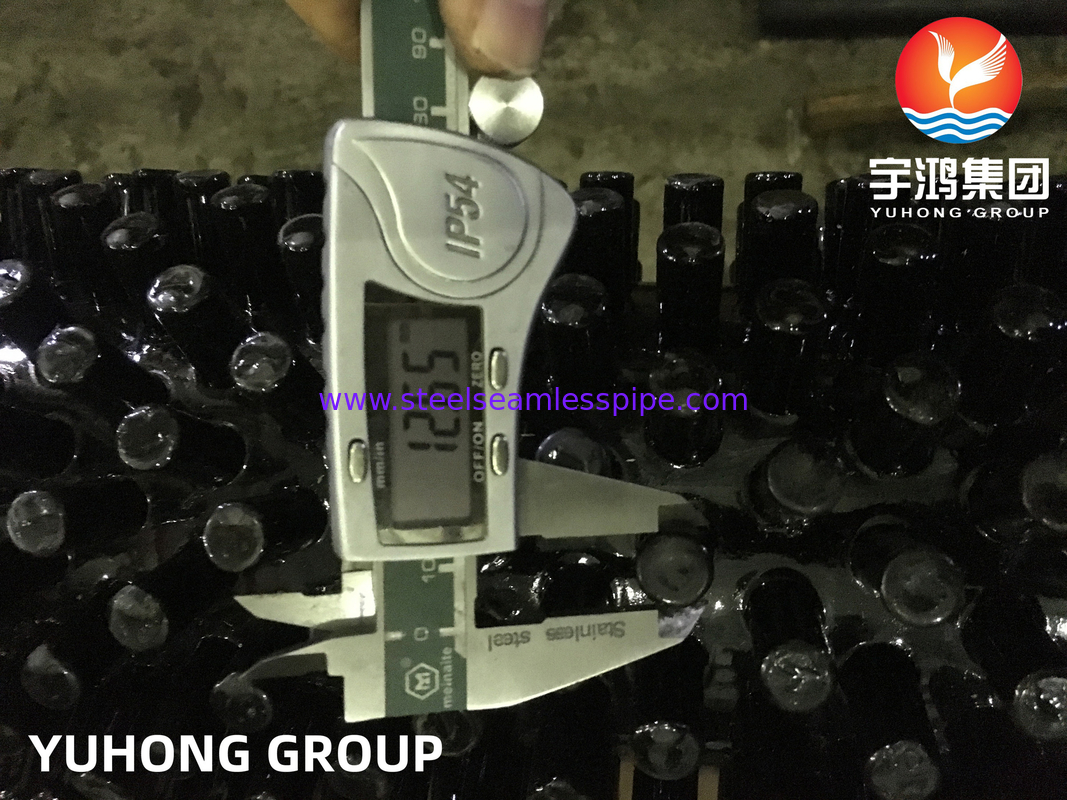 ASTM A335 Gr. P5 P9 P11 P22 合金鋼製 ステッドフィンチューブ