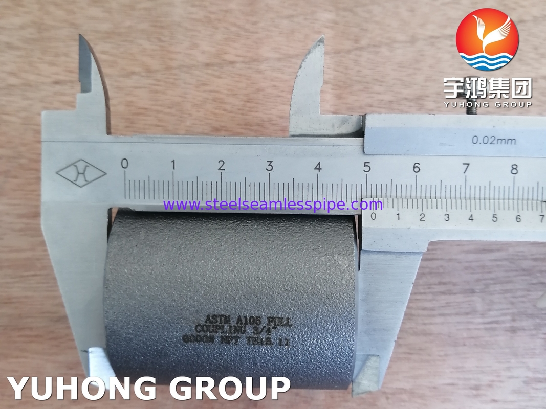 ASTM A105 化学工業用 カーボン鋼 鋳造式 フルクップリング NPT 6000LBS B16.11