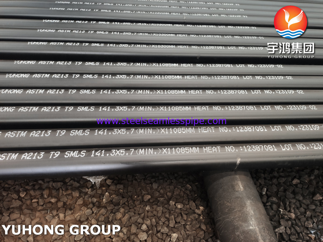 ASME SA213 T9 T11 T22 T91 熱炉用合金鋼無縫管