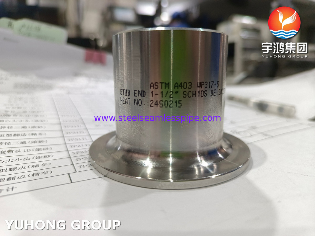 ASTM A403 WP317-S 高耐腐蝕性および高温性のためのステンレス鋼フィッティング