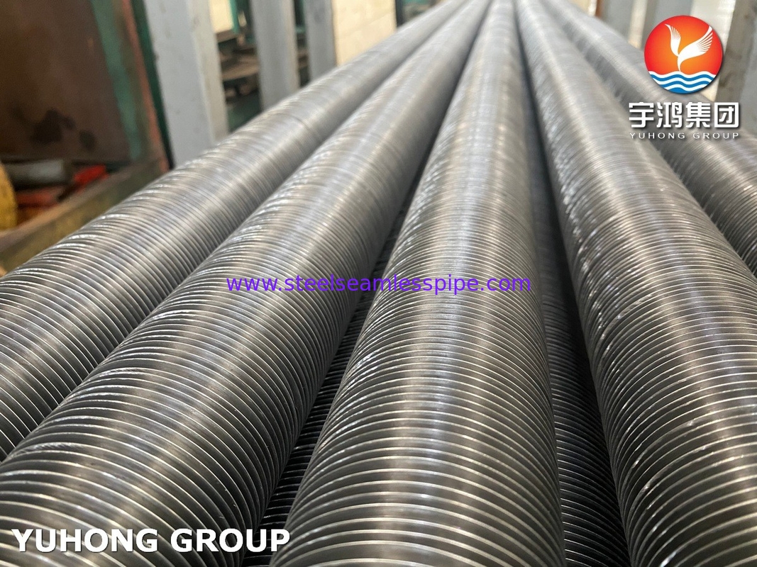 高周波溶接 ASTM A106 Gr.B 暖房用炭素鋼のフィンパイプ