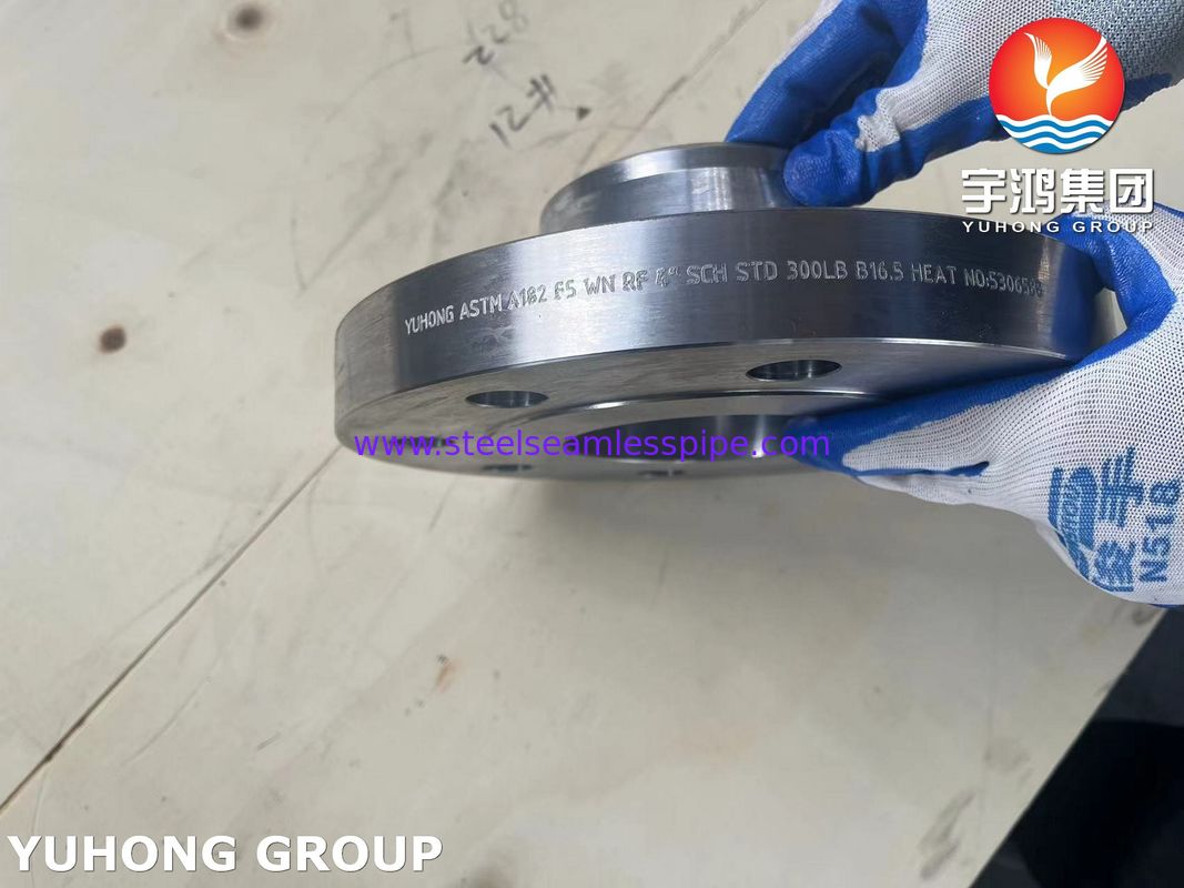 ASTM A182 F5 合金鋼フランジ 鍛造溶接ネック 突起面 B16.5