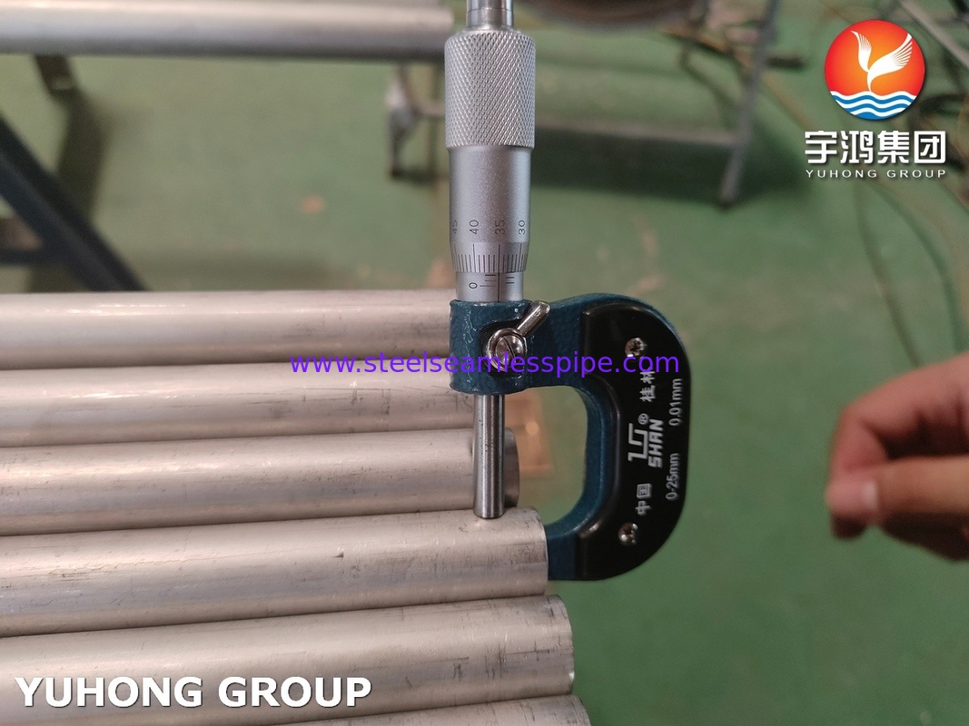 ASME SA789 / ASTM A789 S32750 化学用熱交換器用デュプレックスステンレスステールシームレスチューブ