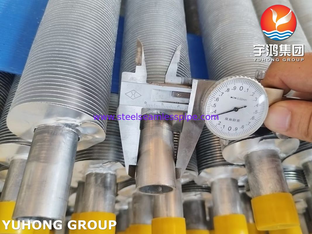 ASME SA249 ステンレス鋼 巻きフィンチューブ フィンタイプ L LL KL 空冷器用