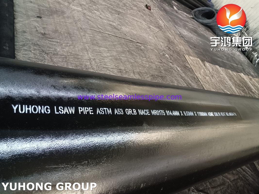 ASTM A53 / ASME SA53 グレード B LSAW 工業パイプラインのためのNACE