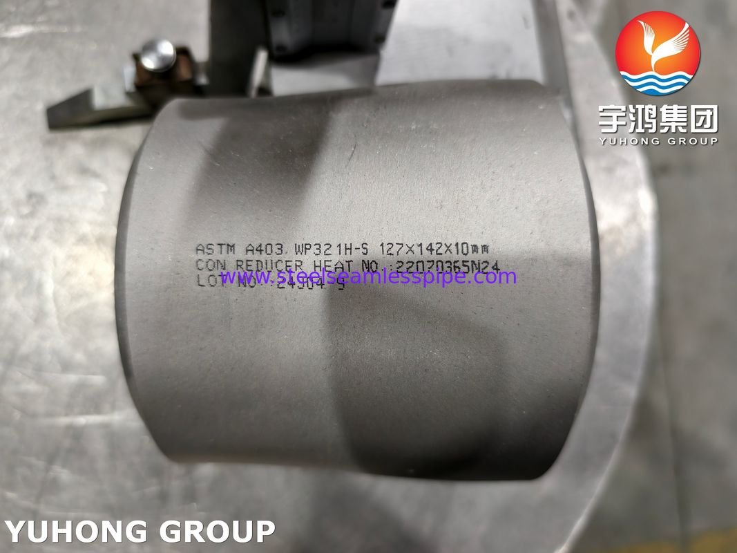 ASTM A403 WP321H / 1.4878 ステンレス鋼 同心レデューサー ASME B16.9 管継手