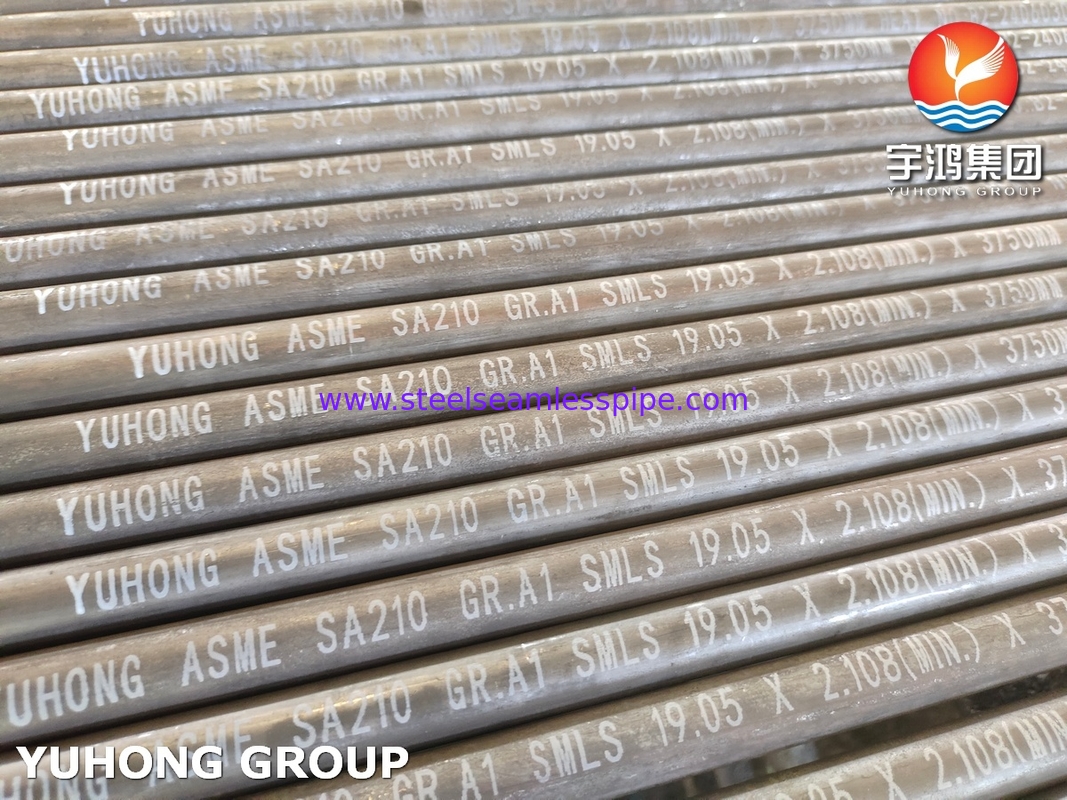 ASTM A210 / ASME SA210 Gr A1 ボイラーの最小壁のためのシームレス中型炭素鋼管
