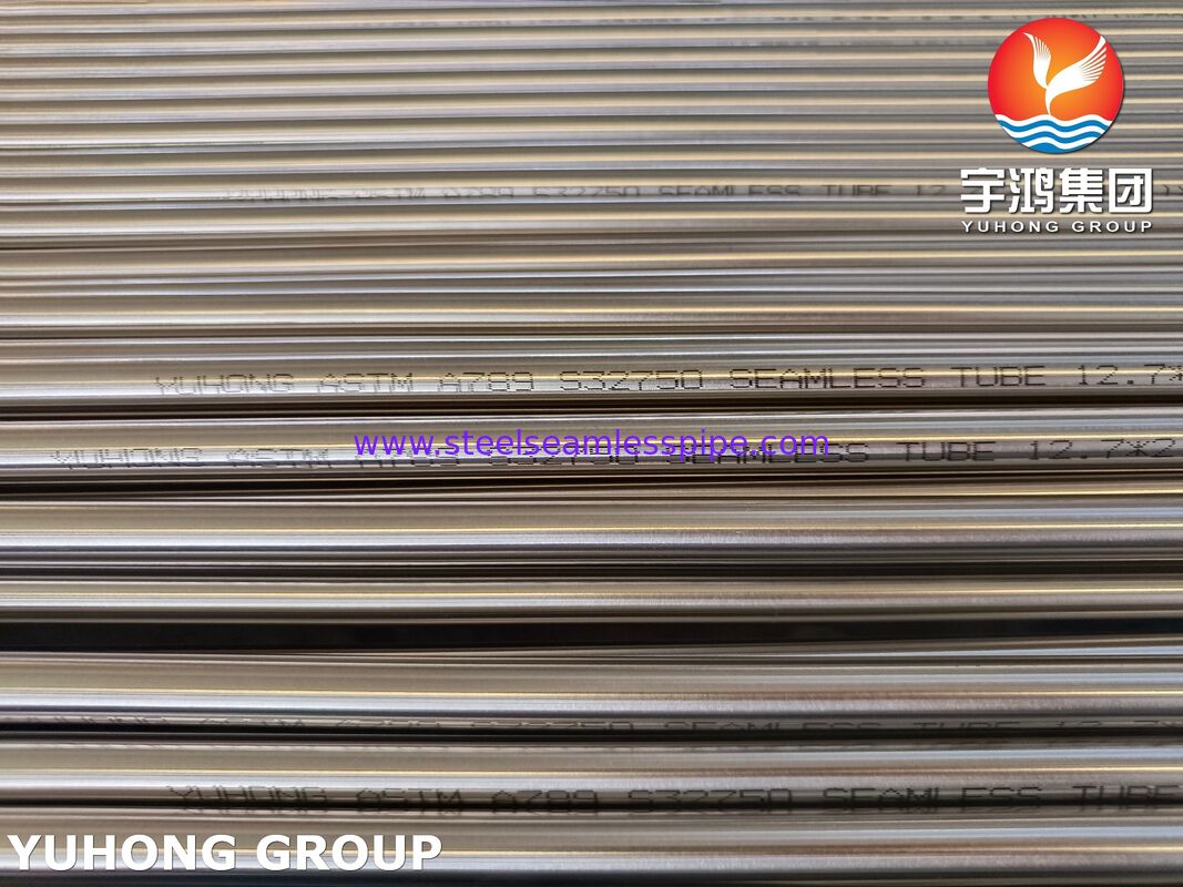 ASTM A789 S32750 スーパーデュプレックスシームレスチューブ 2507 デュプレックス鋼管 オイル&ガス用