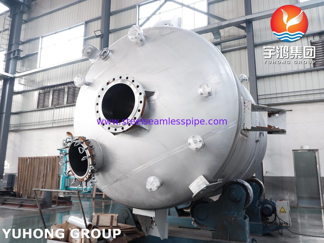 ASME Uスタンプ認証されたSA516 Gr.70炭素鋼のジャケット式原子炉容器