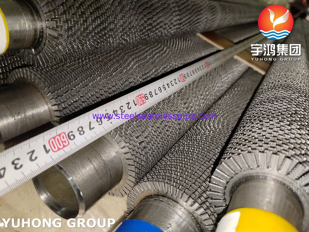 セレーション付きフィンチューブ | 高周波溶接 | HRSG/ボイラー用 T22 ベースチューブ & CS フィン