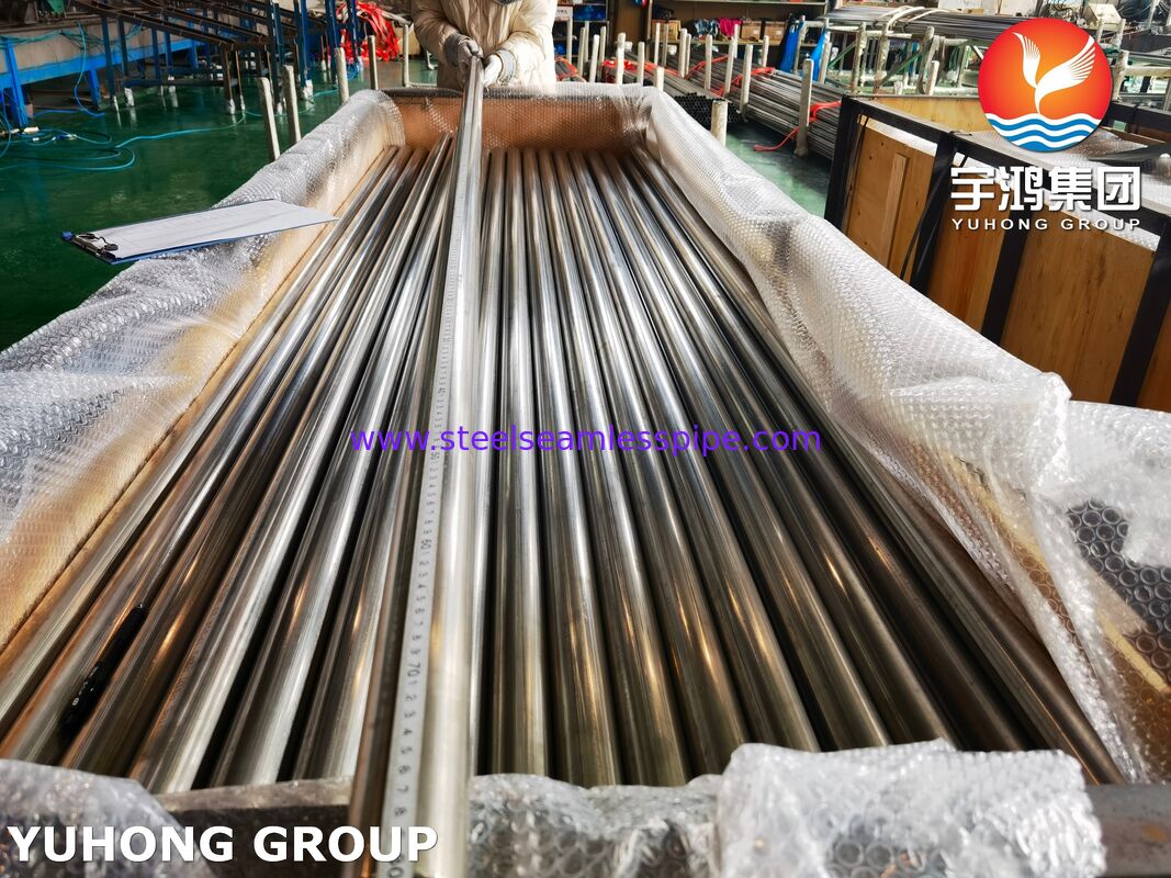熱交換器用光輝焼鈍チューブ ASTM A249 TP304 ステンレス鋼溶接管