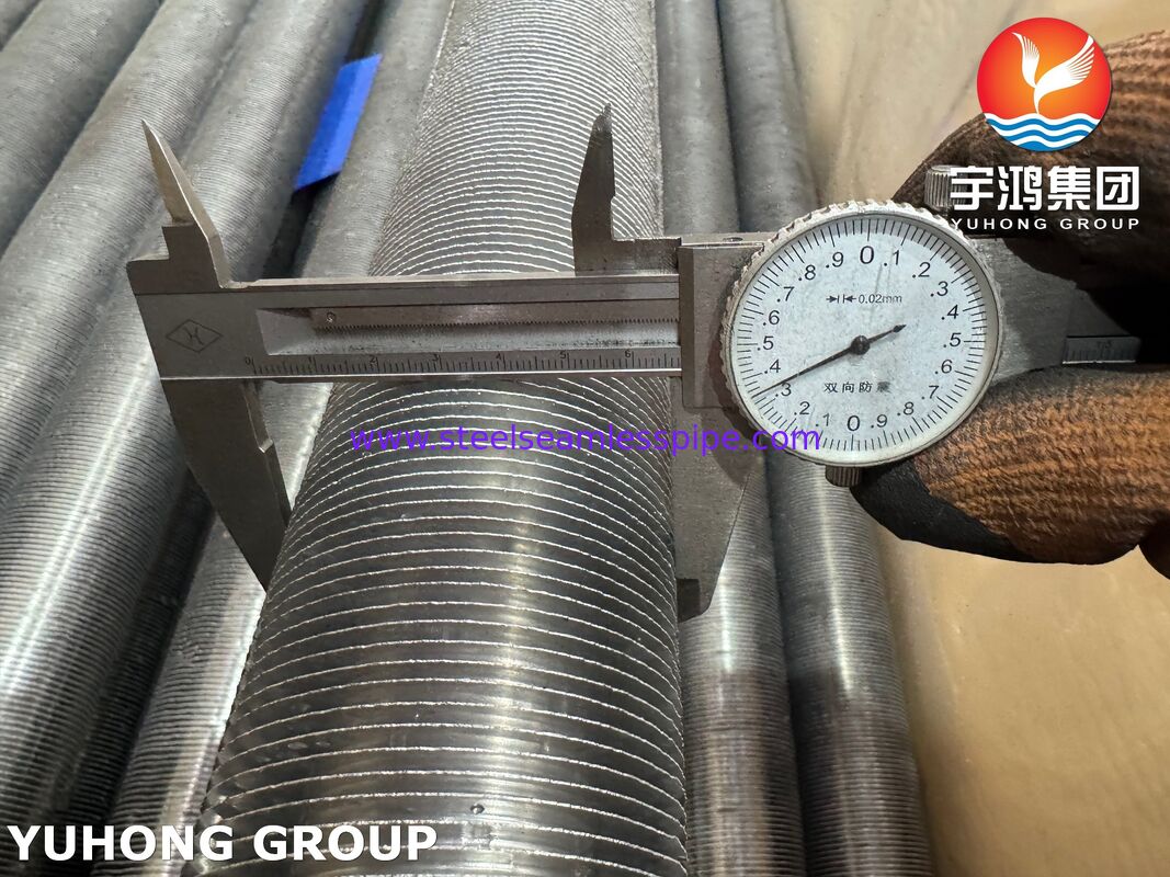 熱交換器用 排出式フィニングチューブ - ASTM A179 炭素鋼ベース/アルミ 1060 フィニング