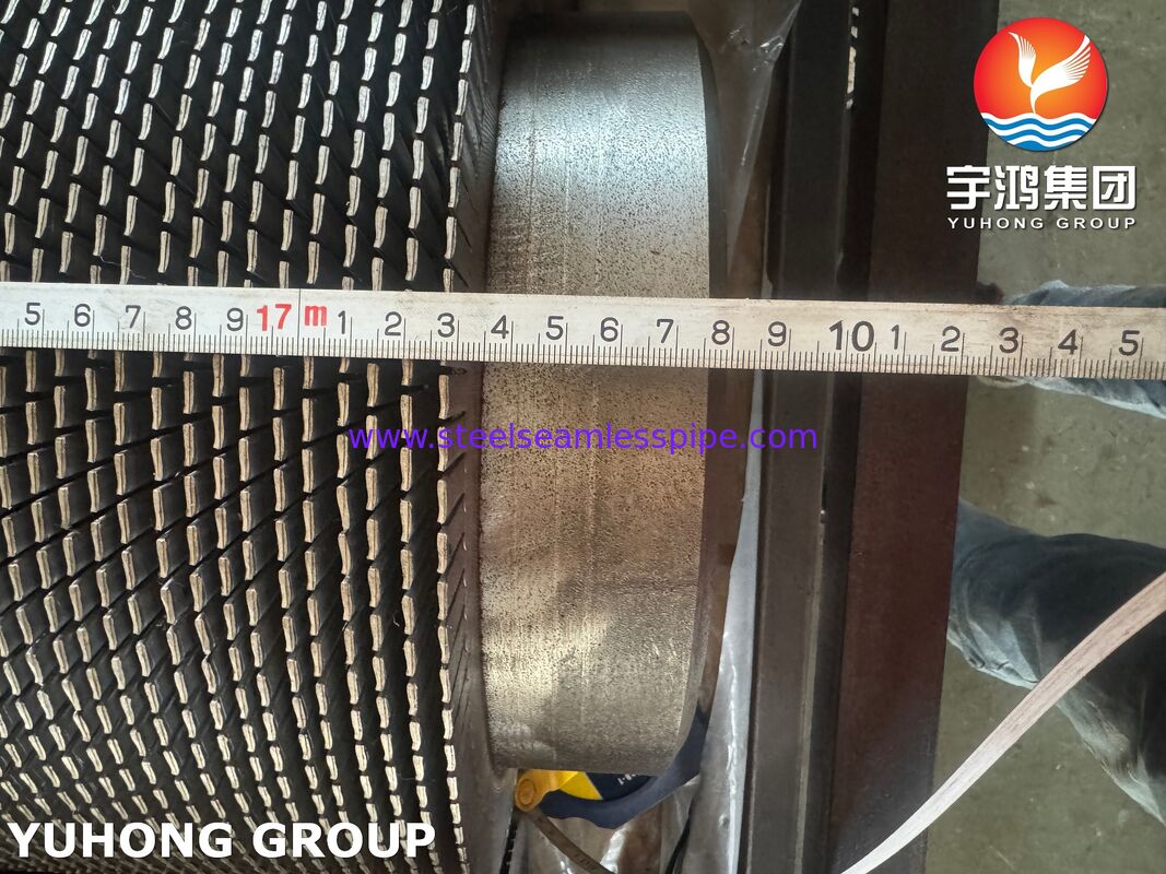 HRSGおよび廃熱回収システム用のA335 P22セレーテッドフィンチューブ（CSフィン付き）