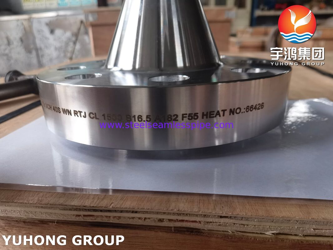 ASTM A182 F55 / 1.4501 / S32760 Super Duplex Steel Flange Super Duplex 2507 WNRTJ Flange
