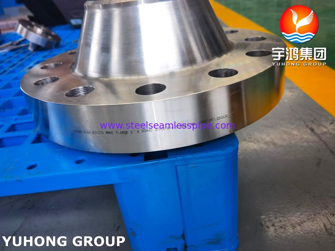 ASTM B564 UNS N10276 / Hastelloy C276 Weld Neck Flange, Raised Face (RF) Class 150/300/600, For Seawater Desalination