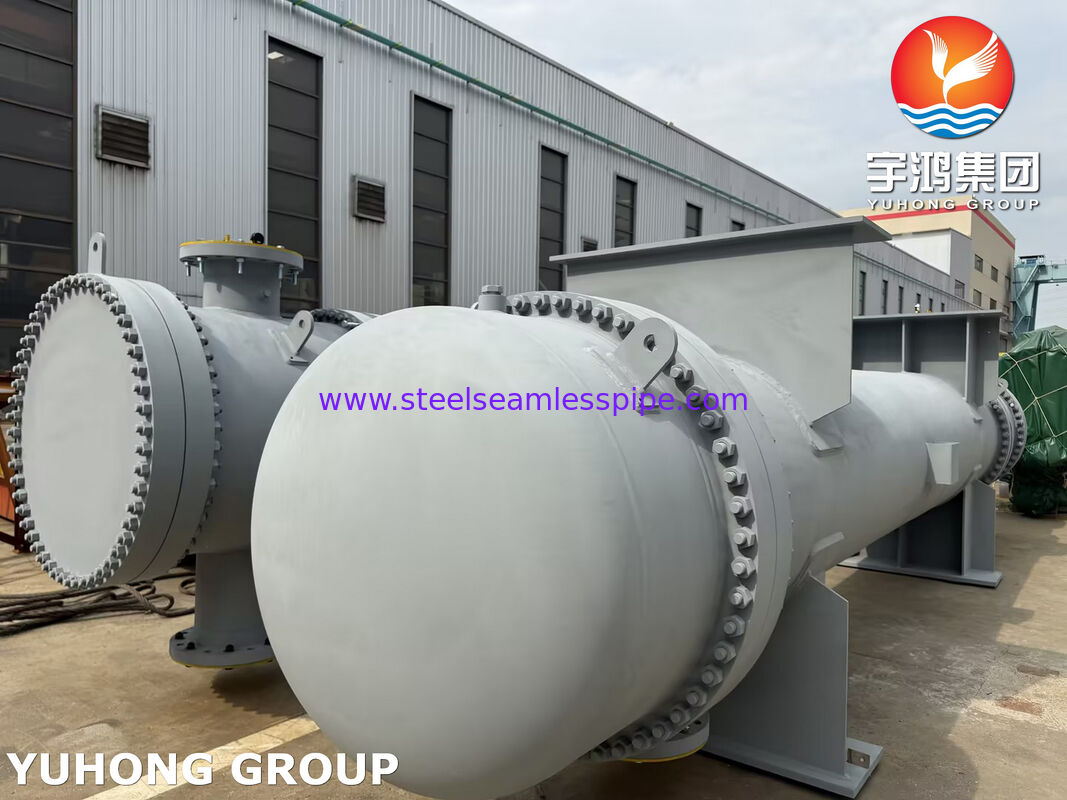 炭鋼シェル&チューブ熱交換器 ASME SA179チューブとSA266 Gr.2チューブシート用 水,石油,蒸気&ガス冷却用