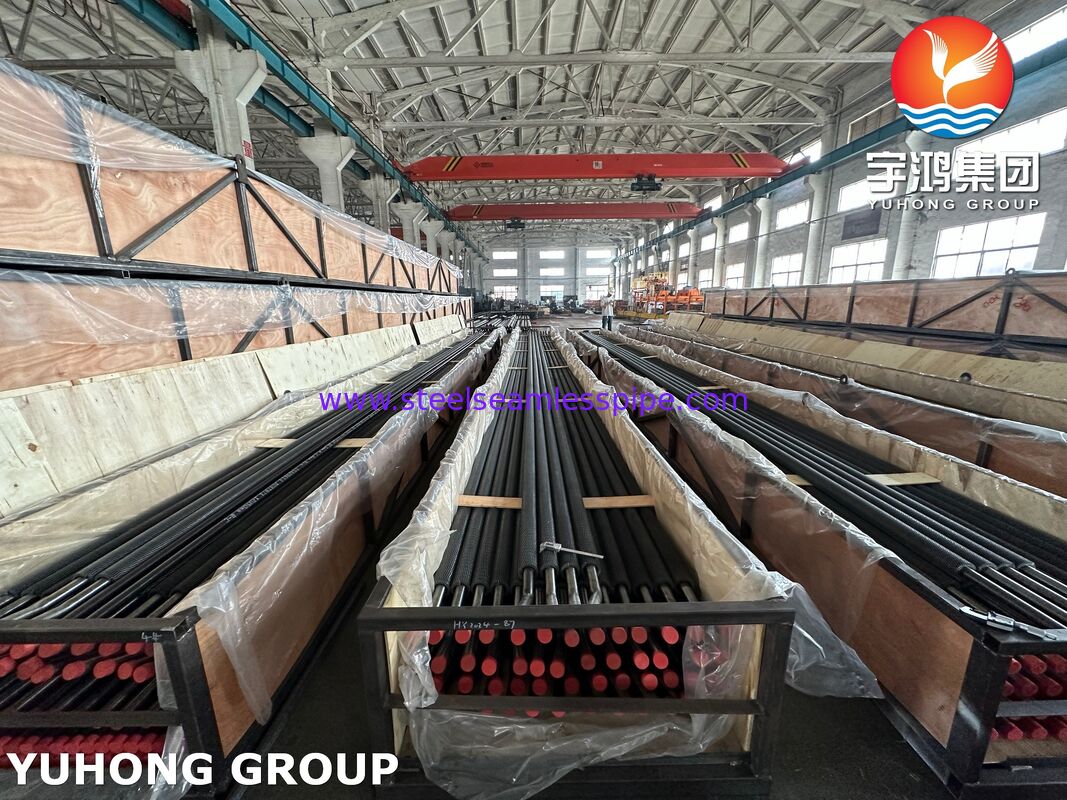 ASTM A213 T91 CS 鋸歯状フィン管、HRSG (熱回収蒸気発生器) アプリケーションが付いている合金鋼シームレス管