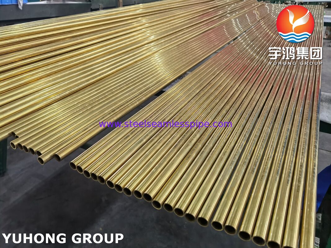 銅合金シームレスチューブ ASTM B111 C44300 C70600 C71500 C68700 C71640 エアクーラーラジエーターコンデンサーアプリケーション