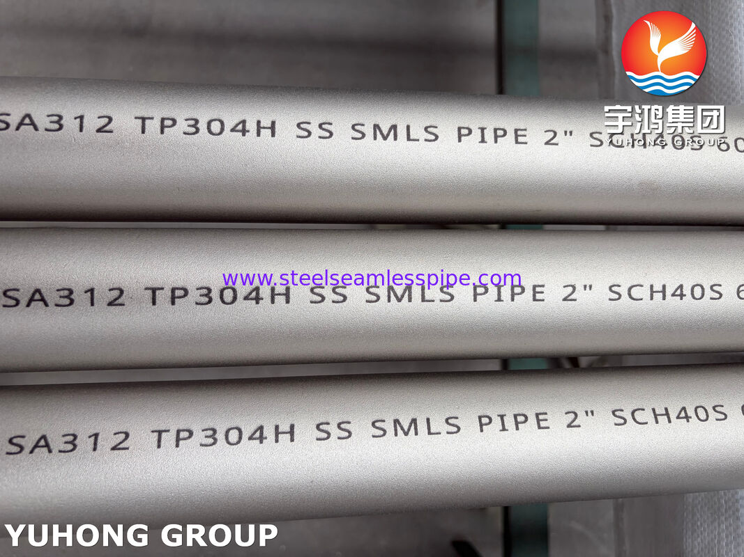 化学および産業用途向け ASTM A312 TP304H 304L ステンレス鋼シームレスパイプ