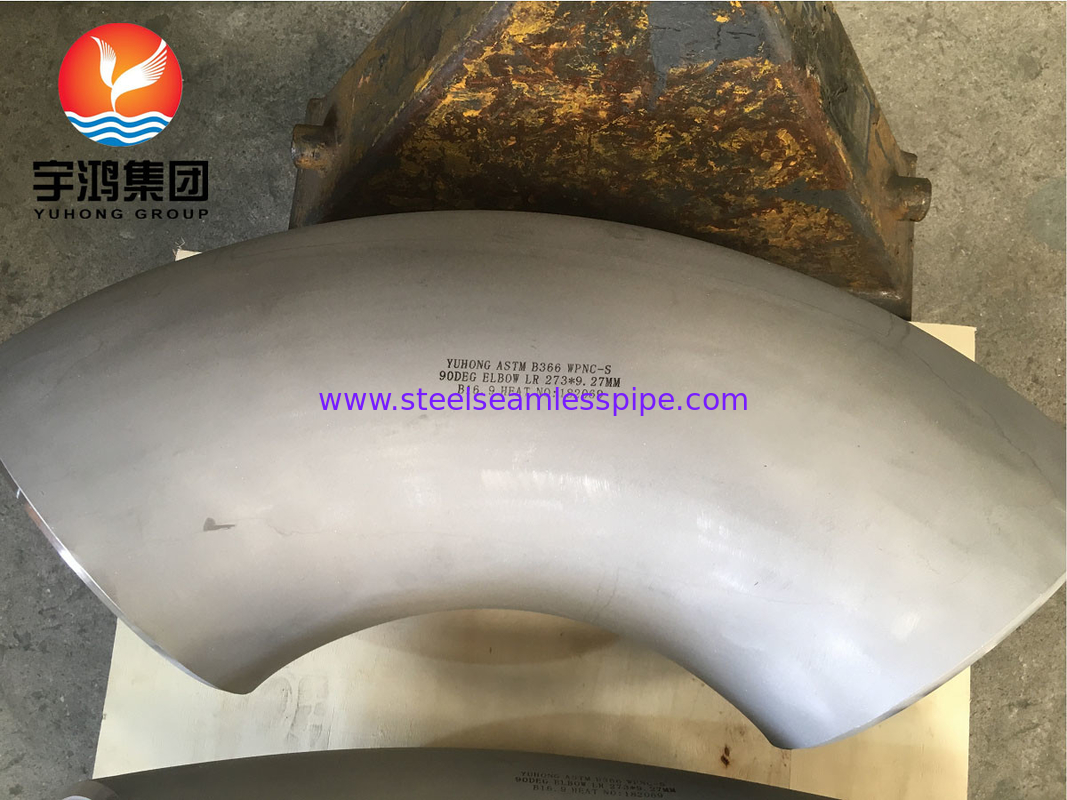 ASTM B366 Monel 400 / UNS N04400 肘 90 度 ニッケル合金鋼 バットウェルドフィッティング