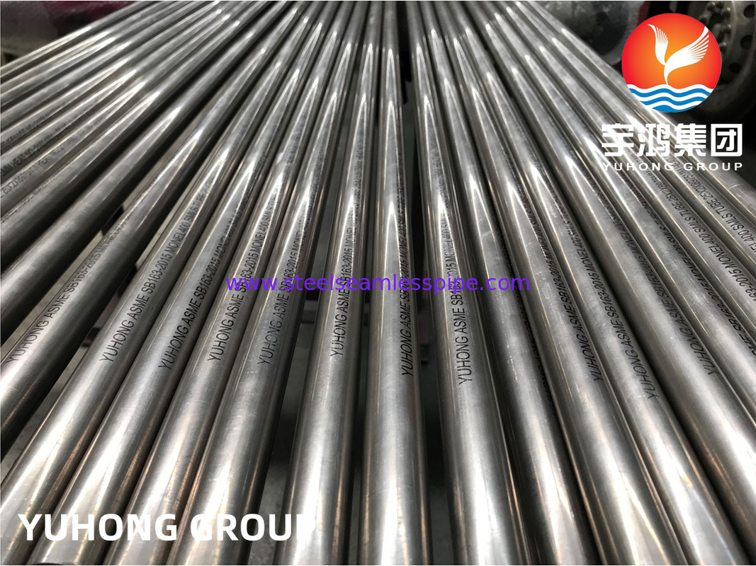 ASME SB163 / B165 MONEL 400 ニッケル合金シームレスチューブ,熱交換器/エアクーラーアプリケーション