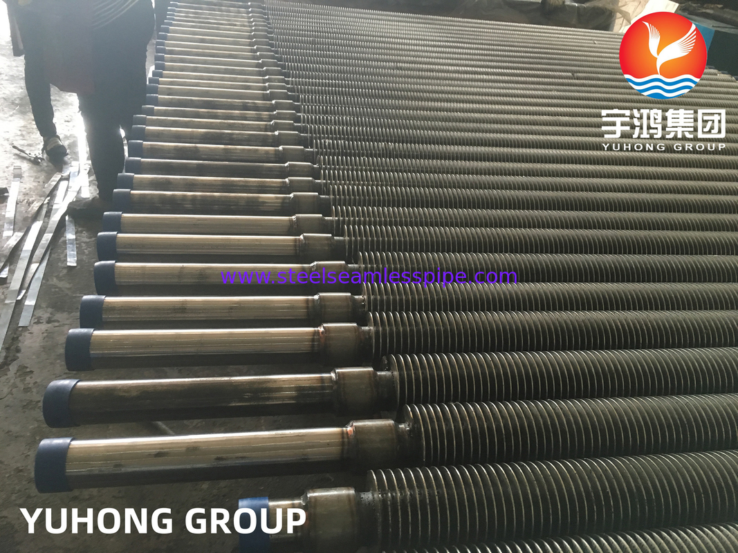 ASME SA 213 T12 SMLSステンレス鋼のひれ付き管AL+FIN HFWのFinned管