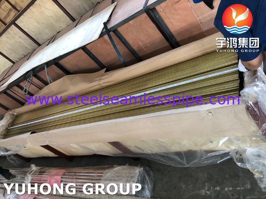 Astm B111 O61の熱交換器のための銅合金の管C44300 C68700の真鍮の管