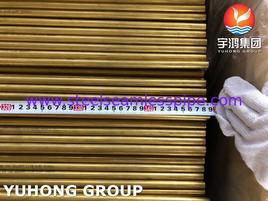 Astm B111 O61の熱交換器のための銅合金の管C44300 C68700の真鍮の管