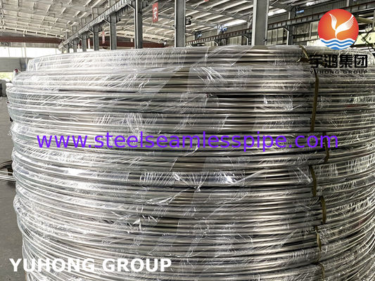 冷たい明るいアニールされた継ぎ目が無いステンレス鋼のコイルの管-引き分け