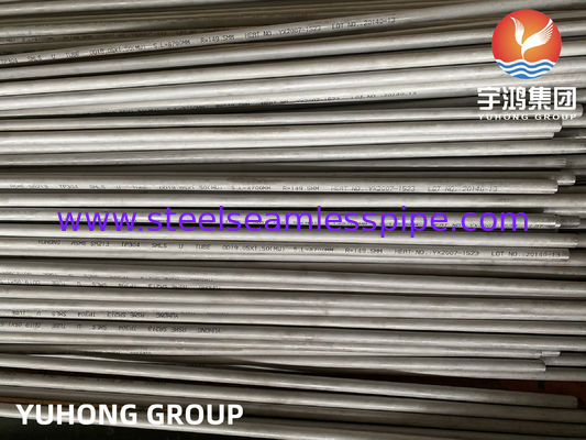 熱交換器の空気涼しいコンデンサーの継ぎ目が無い管100のと/HT/UT 100%PMIのためのステンレス鋼Uの曲がる管