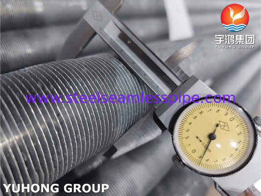 ASTM B338 Gr. 2 チタン式熱交換器のフィンチューブ,スピラル式エクストルーデッドフィンチューブ