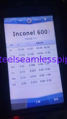 ニッケル合金の管、ASME SB163/SB167 UNS NO6600。Inconel 600の合金600、2.4816、継ぎ目が無い/Welded、100% ET/HT/UT