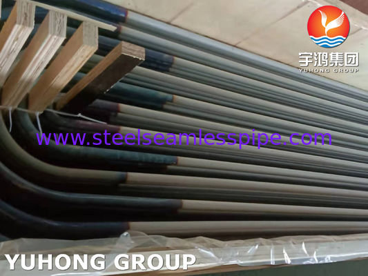 ASTM A213 TP317L ステンレス鋼 U字管 熱交換器チューブ 100% ET