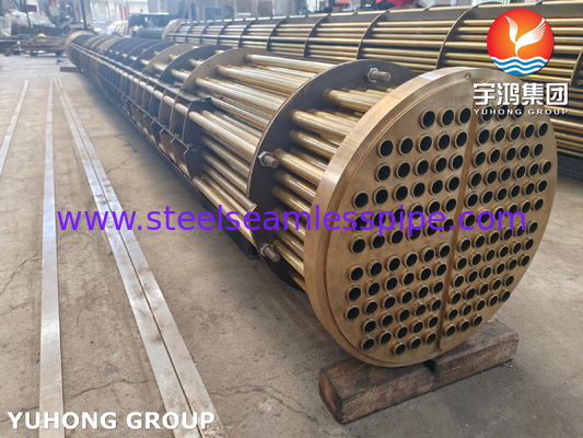 ASTM B111 銅合金 熱交換器と冷却器のための直管束,管状