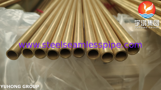 ASME SB111 ASTM B111 C68700 O61 エバポレーター用アルミブラスシームレスチューブ L1M