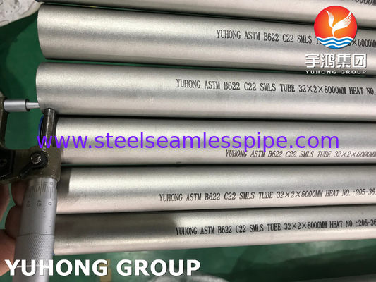 ASME SB622 ハステロイ C22 UNS N06022 DIN 2.4602 石油・ガス産業用ニッケル合金鋼管
