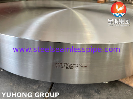 ASME SA965 F304 ディスクとSA266 GR.2 リング 熱交換器部品