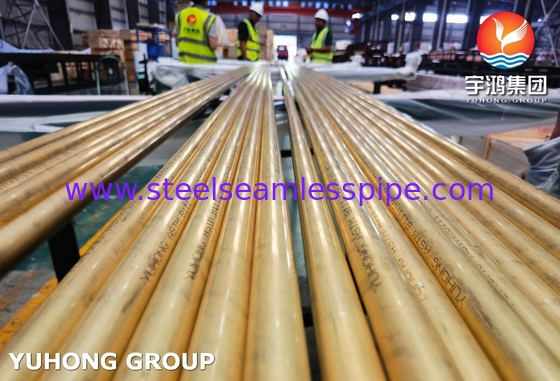 C68700 銅合金シームレスチューブ ASTM B111 熱交換器用 SGS 承認