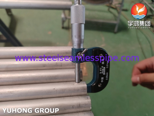 ASME SA789 / ASTM A789 S32750 化学用熱交換器用デュプレックスステンレスステールシームレスチューブ