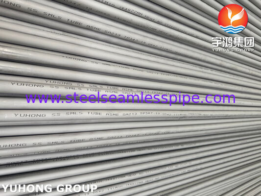 ASTM A213 TP347 ステンレス鋼シームレス熱交換器チューブ